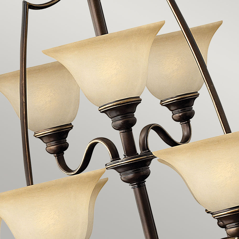 Cello 15-Light Chandelier (Antique Bronze)