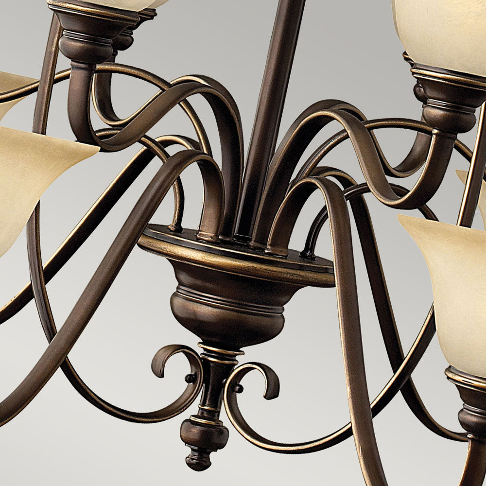 Cello 15-Light Chandelier (Antique Bronze)