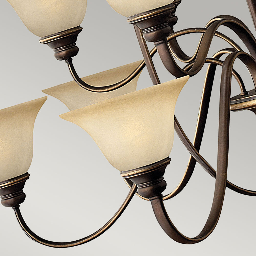 Cello 15-Light Chandelier (Antique Bronze)