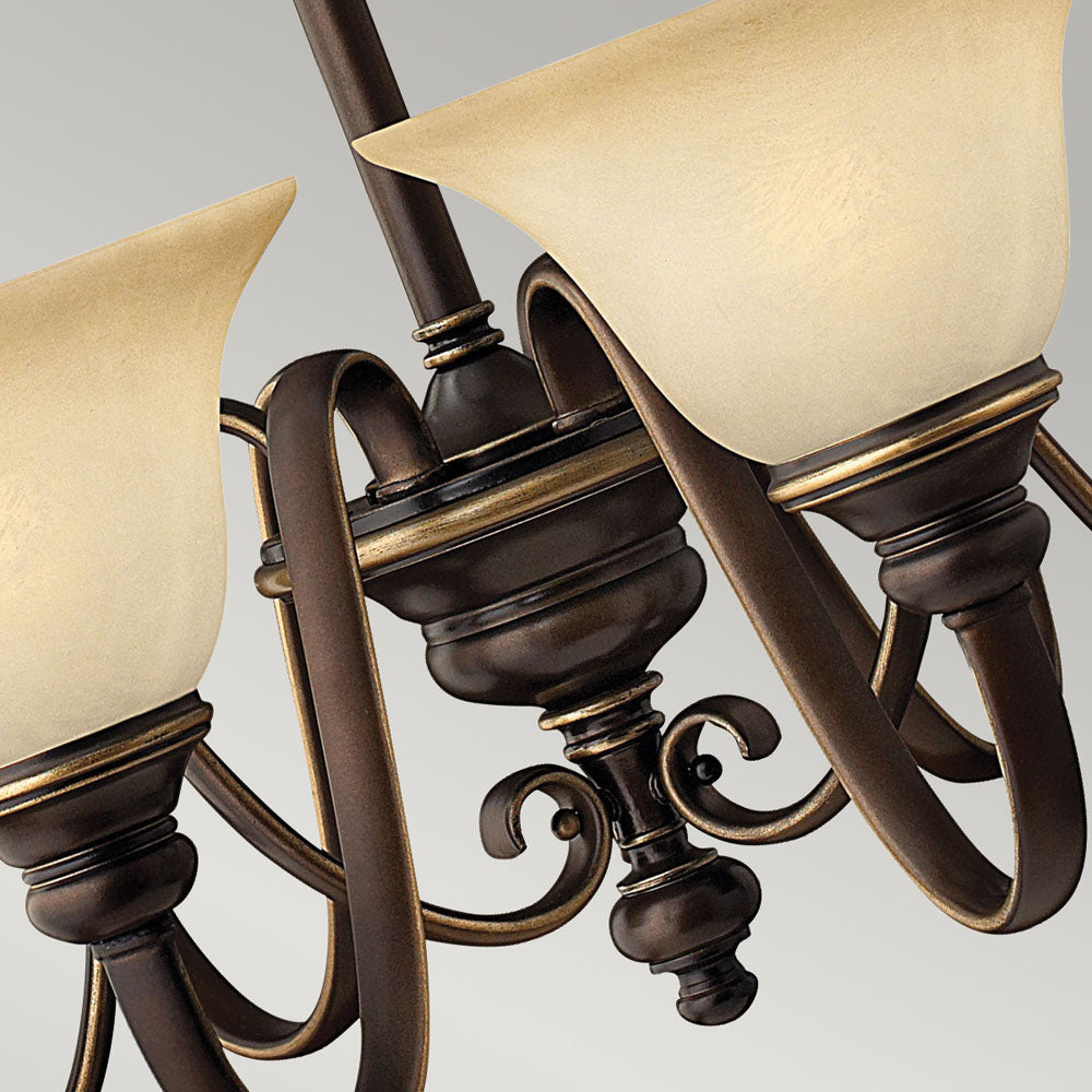 Cello 6-Light Chandelier (Antique Bronze)