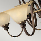 Cello 9-Light Chandelier (Antique Bronze)