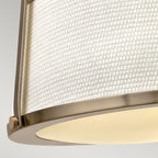 Charlotte 3-Light Semi-Flush Mount (Brushed Caramel)