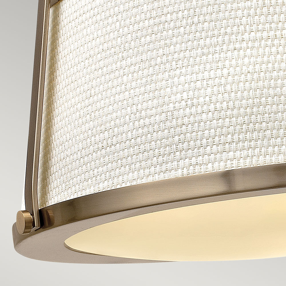 Charlotte 3-Light Semi-Flush Mount (Brushed Caramel)
