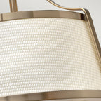 Charlotte 3-Light Semi-Flush Mount (Brushed Caramel)
