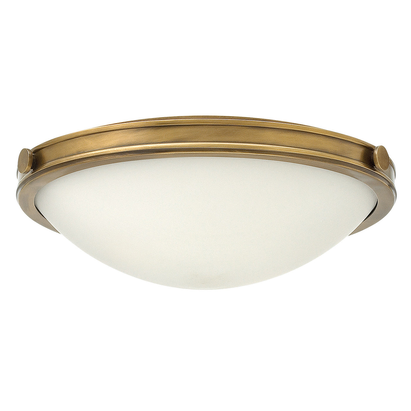 Collier 3-Light Large Flush Mount (Heritage Brass)