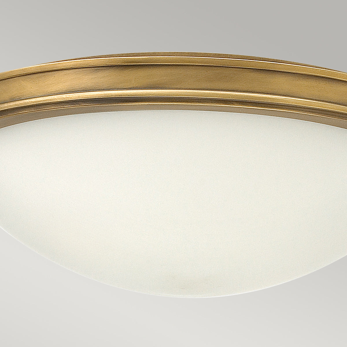 Collier 3-Light Large Flush Mount (Heritage Brass)
