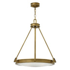Collier 4-Light Pendant (Heritage Brass)