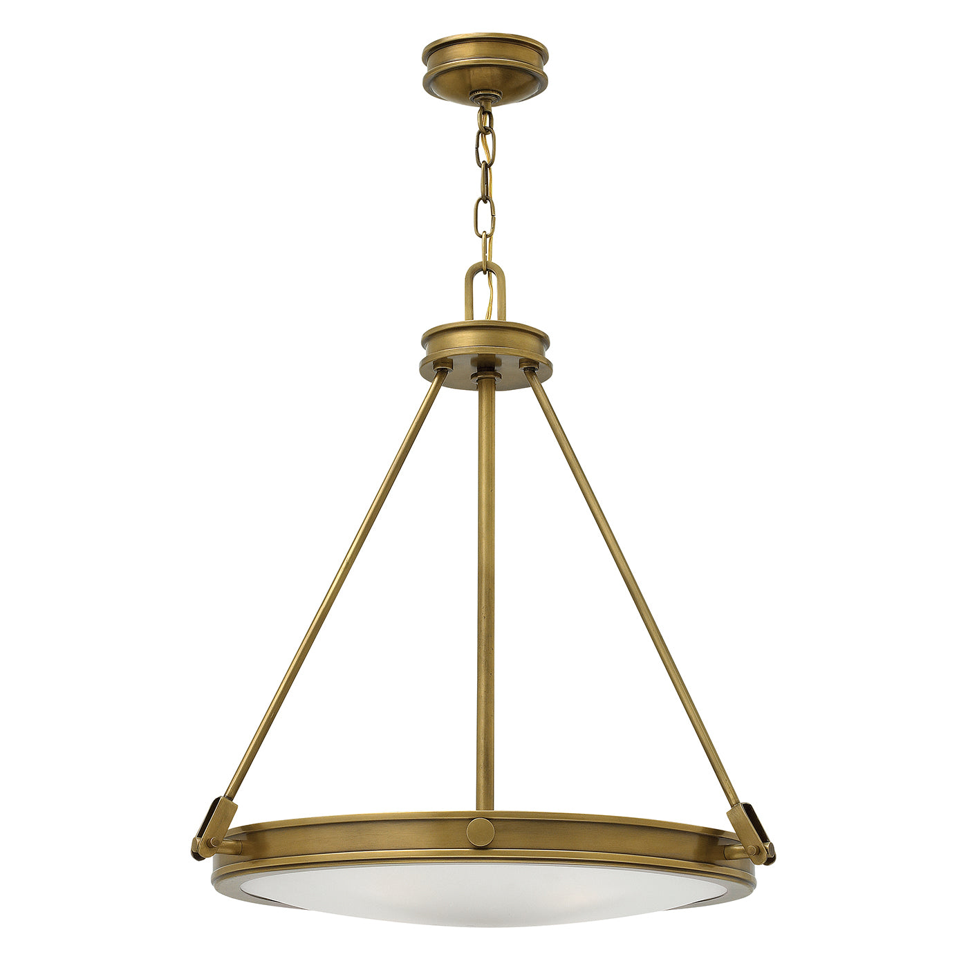 Collier 4-Light Pendant (Heritage Brass)