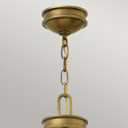 Collier 4-Light Pendant (Heritage Brass)