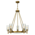 Collier 5-Light Chandelier (Heritage Brass)