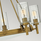 Collier 5-Light Chandelier (Heritage Brass)