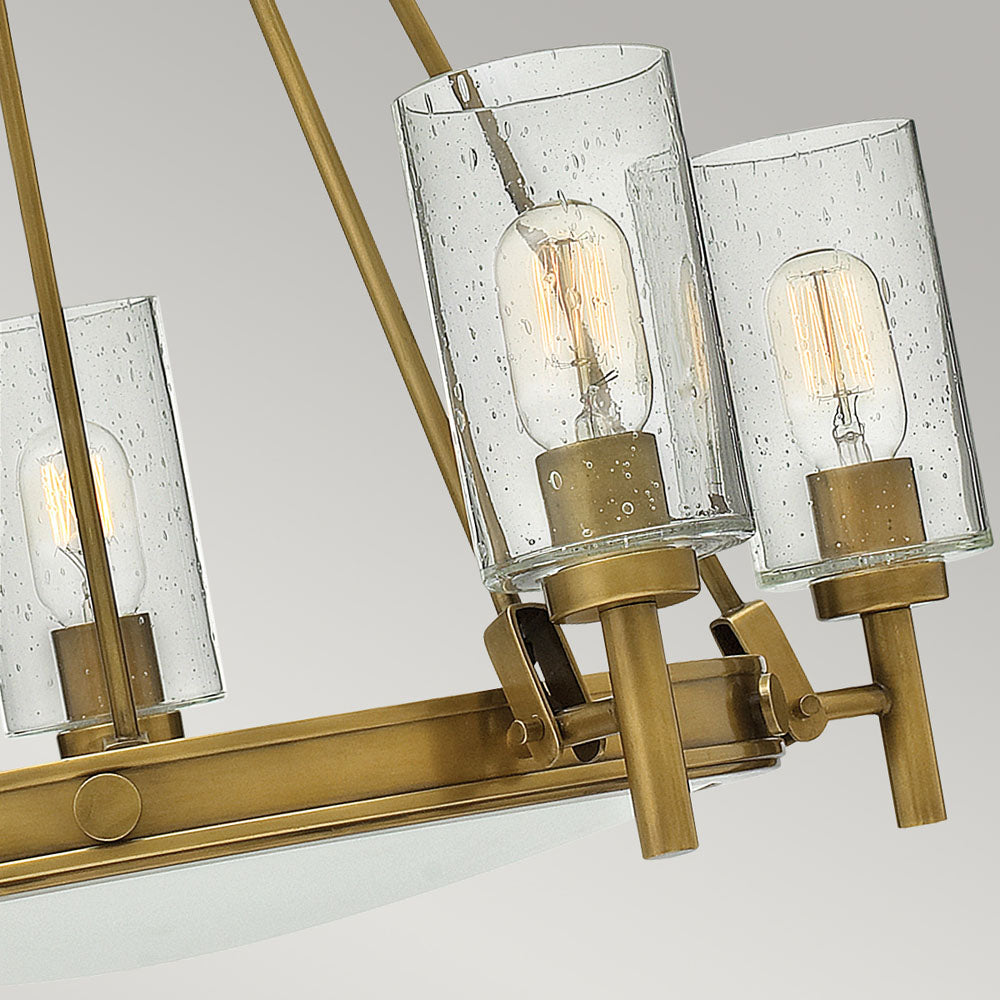 Collier 5-Light Chandelier (Heritage Brass)