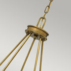 Collier 5-Light Chandelier (Heritage Brass)