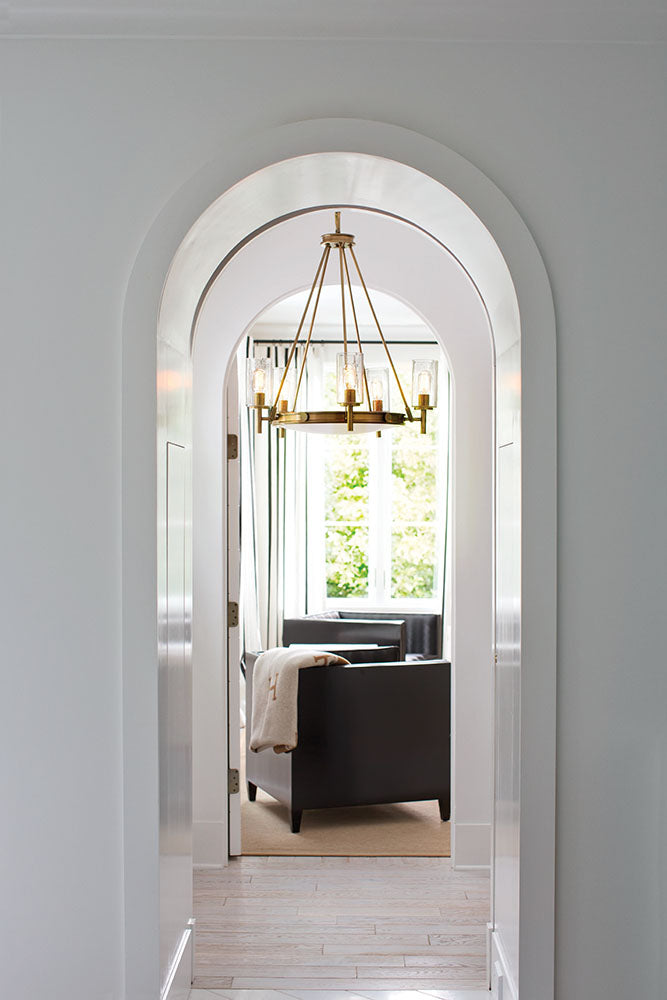 Collier 5-Light Chandelier (Heritage Brass)