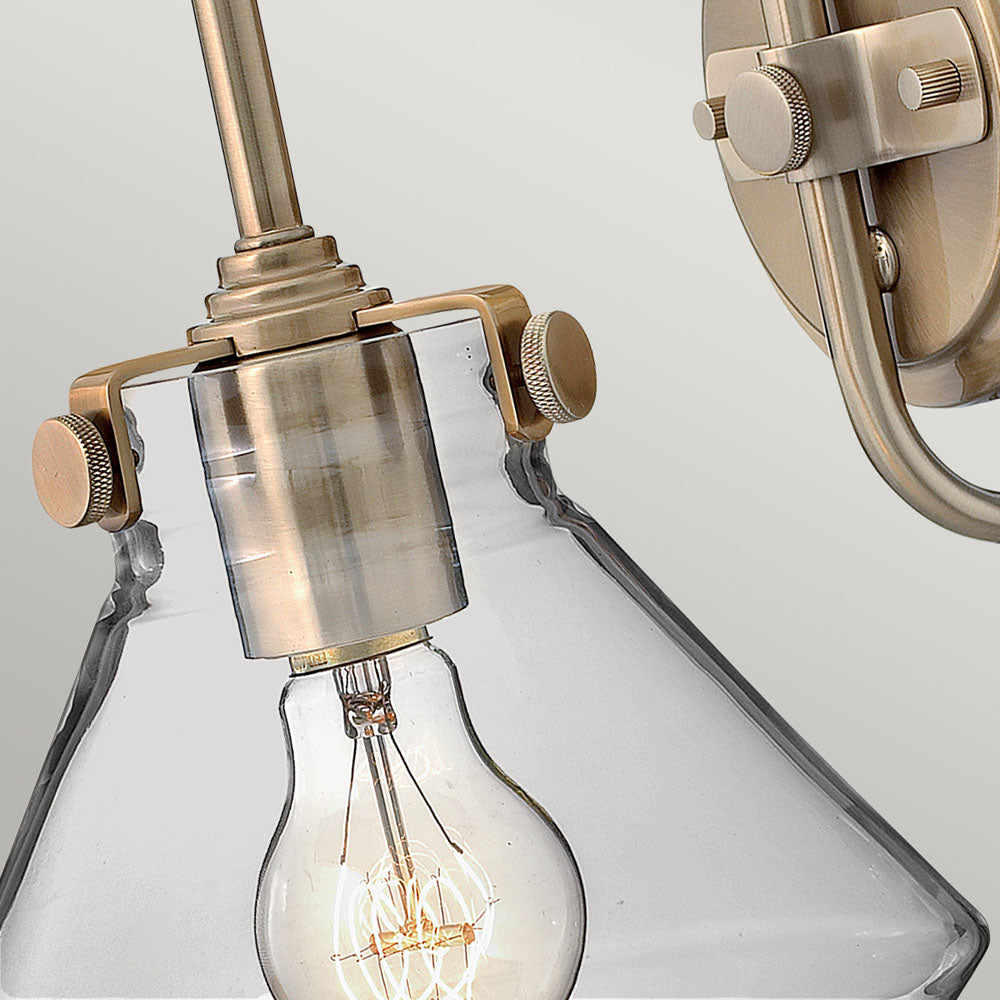 Congress 1-Light Wall Sconce (Brushed Caramel)