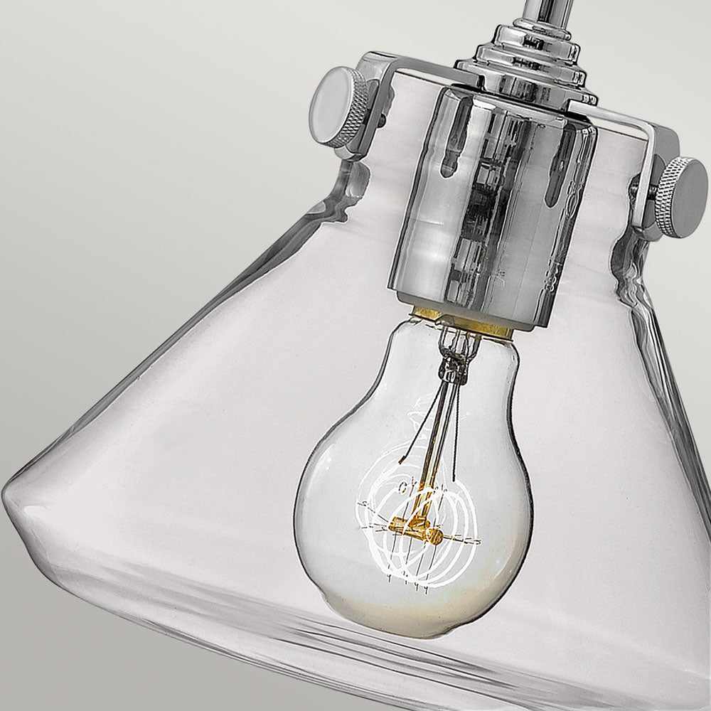 Congress 1-Light Wall Sconce (Chrome)