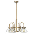 Congress 4-Light Chandelier (Brushed Caramel)
