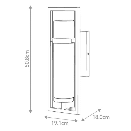 Cordillera 1lt Wall Light