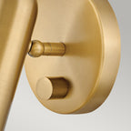 Dax LED  Wall Light  - Heritage Brass