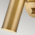 Dax LED  Wall Light  - Heritage Brass