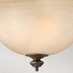 Dunhill 2-Light Royal Bronze Semi-Flush Mount