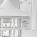 Freeport Medium Outdoor Wall Lantern (Textured White)
