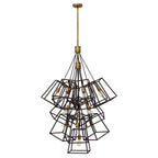 Fulton 13-Light Large Foyer Chandelier (Industrial Style)