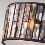 Gemma 3-Light Flush Mount Ceiling Light (Vintage Bronze Finish)