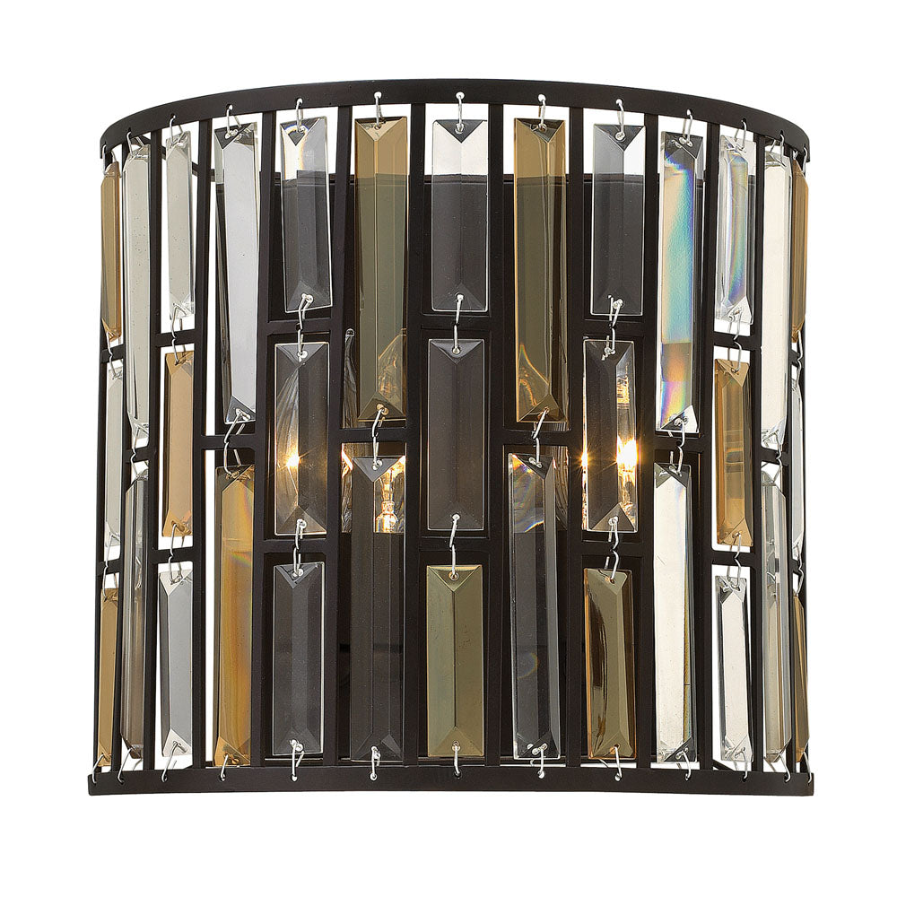 Gemma 2-Light Wall Sconce (Vintage Bronze Finish)