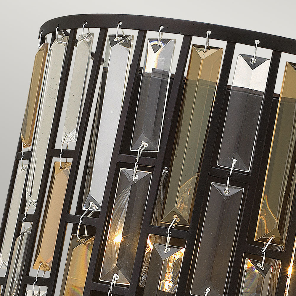 Gemma 2-Light Wall Sconce (Vintage Bronze Finish)