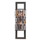 Gemma 2-Light Wall Sconce (Vintage Bronze & Crystal)