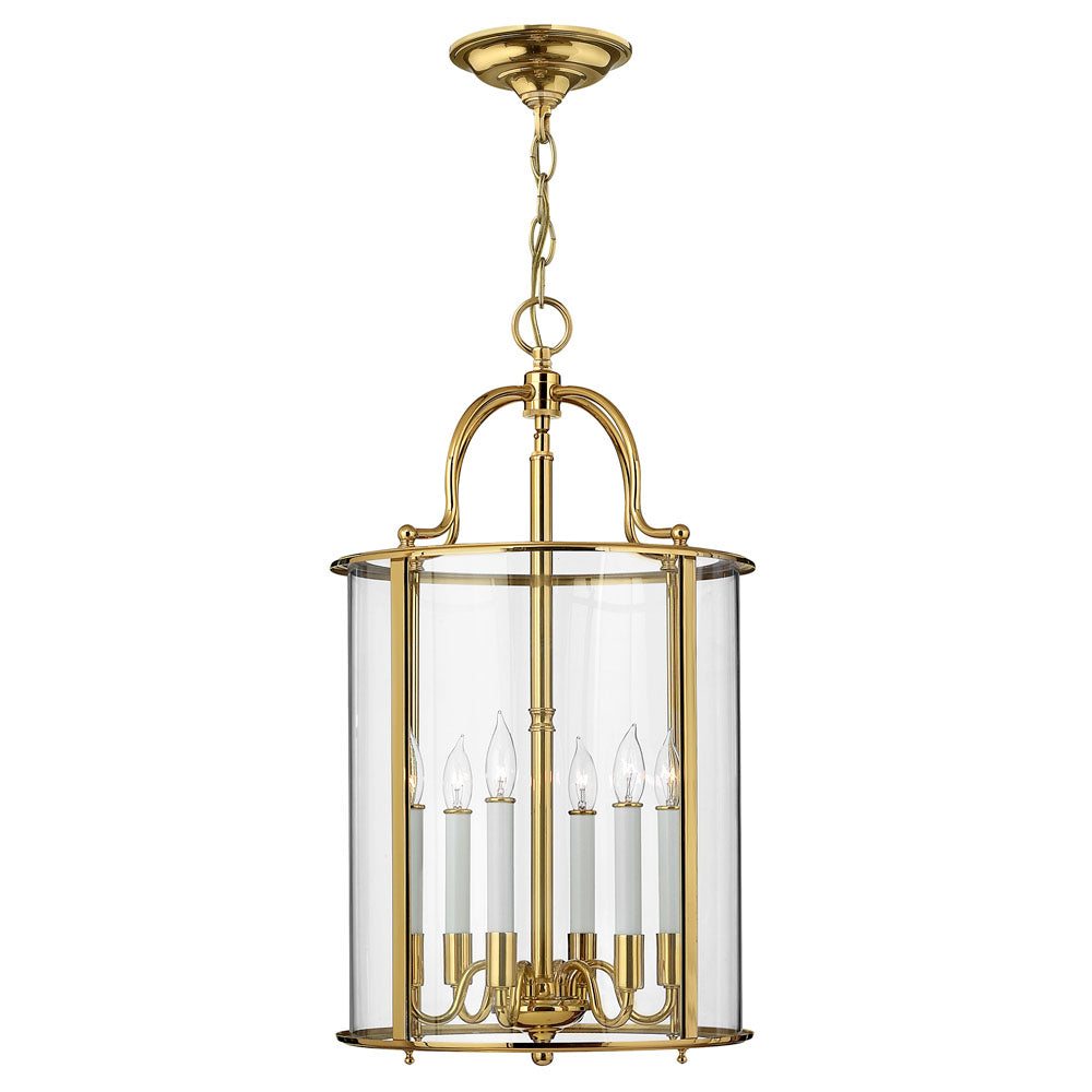 Gentry 6-Light Chandelier (Polished Brass Finish)