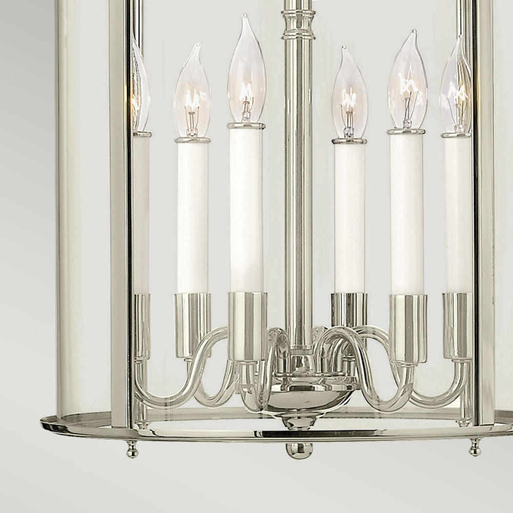Gentry 6-Light Chandelier (Polished Nickel Finish)