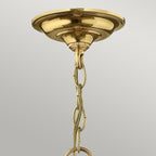 Gentry 4-Light Pendant Light (Polished Brass Finish)