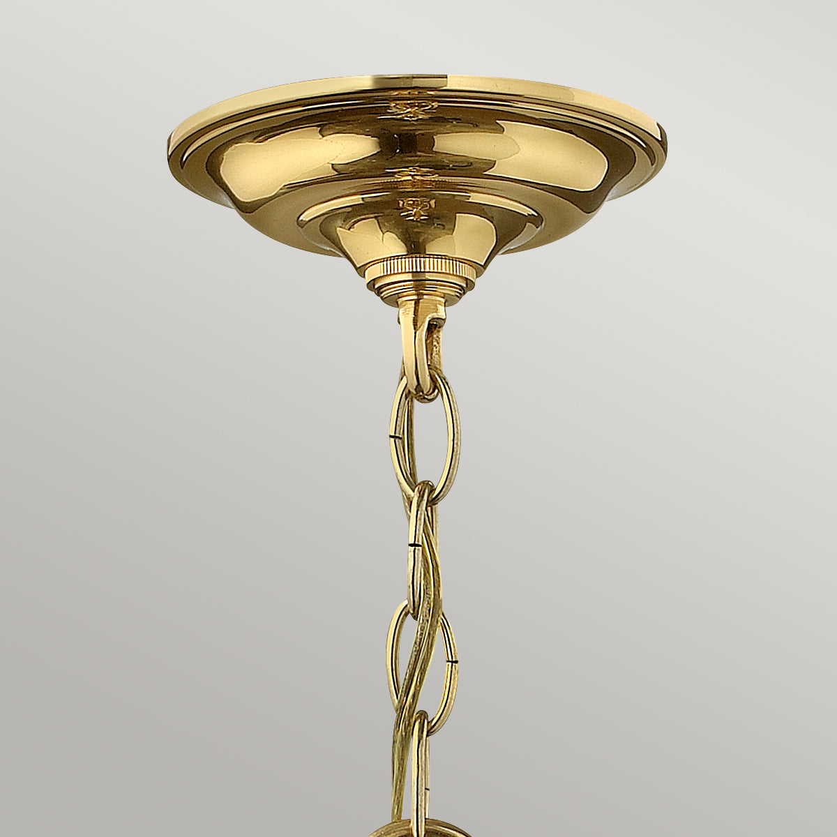 Gentry 3-Light Small Chandelier (Polished Brass)
