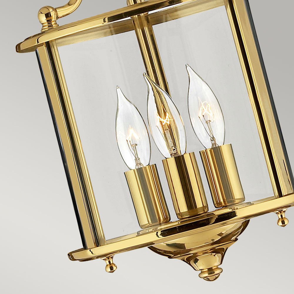 Gentry 3-Light Small Chandelier (Polished Brass)