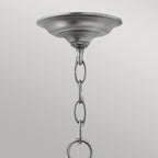 Gentry 3-Light Small Chandelier (Pewter Finish)