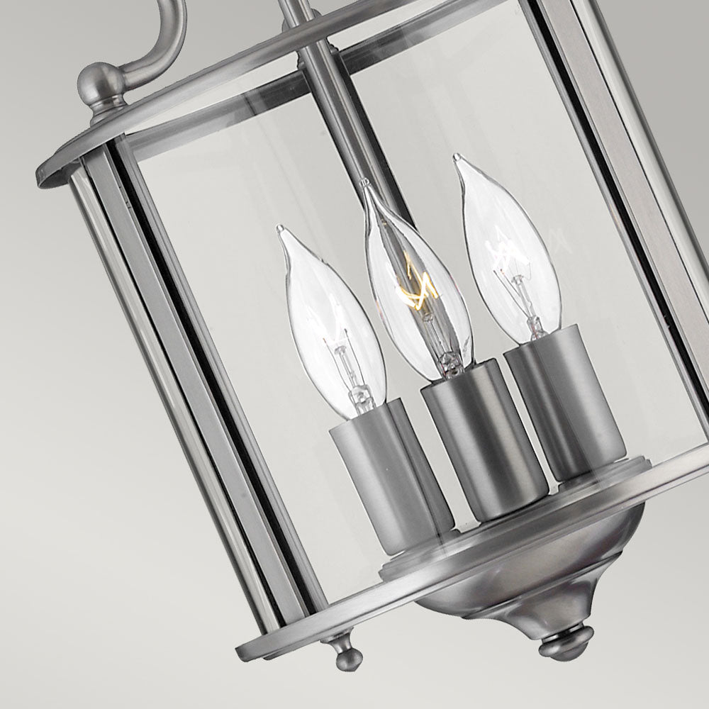 Gentry 3-Light Small Chandelier (Pewter Finish)