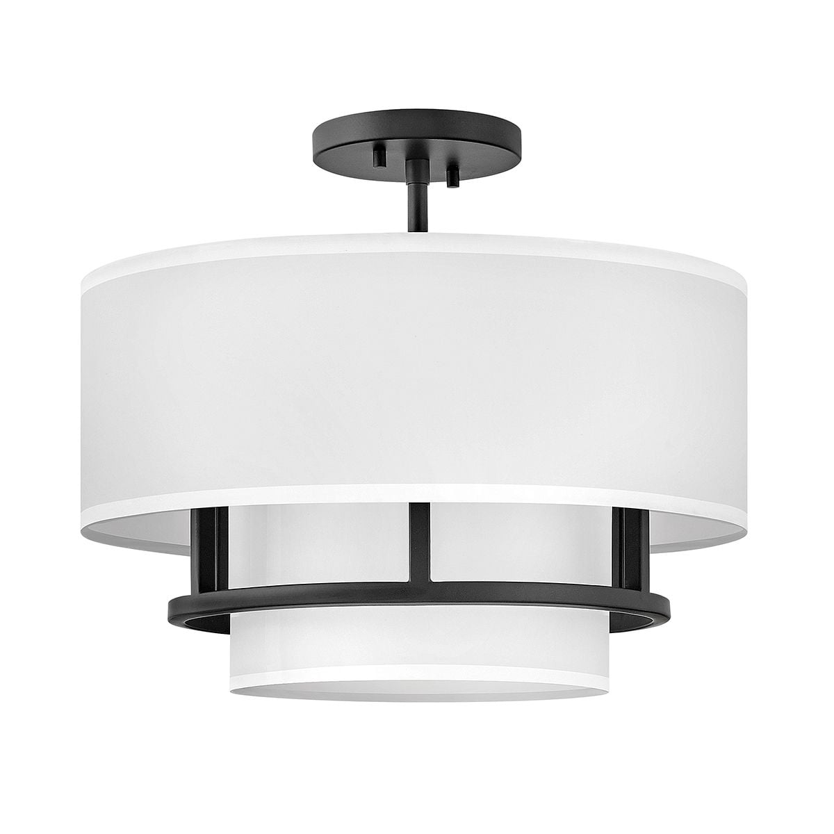 Graham 3 Light  Duo Mount  - Black
