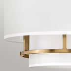 Graham 3 Light  Duo Mount  - Lacquered Brass