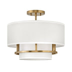 Graham 3 Light  Duo Mount  - Lacquered Brass