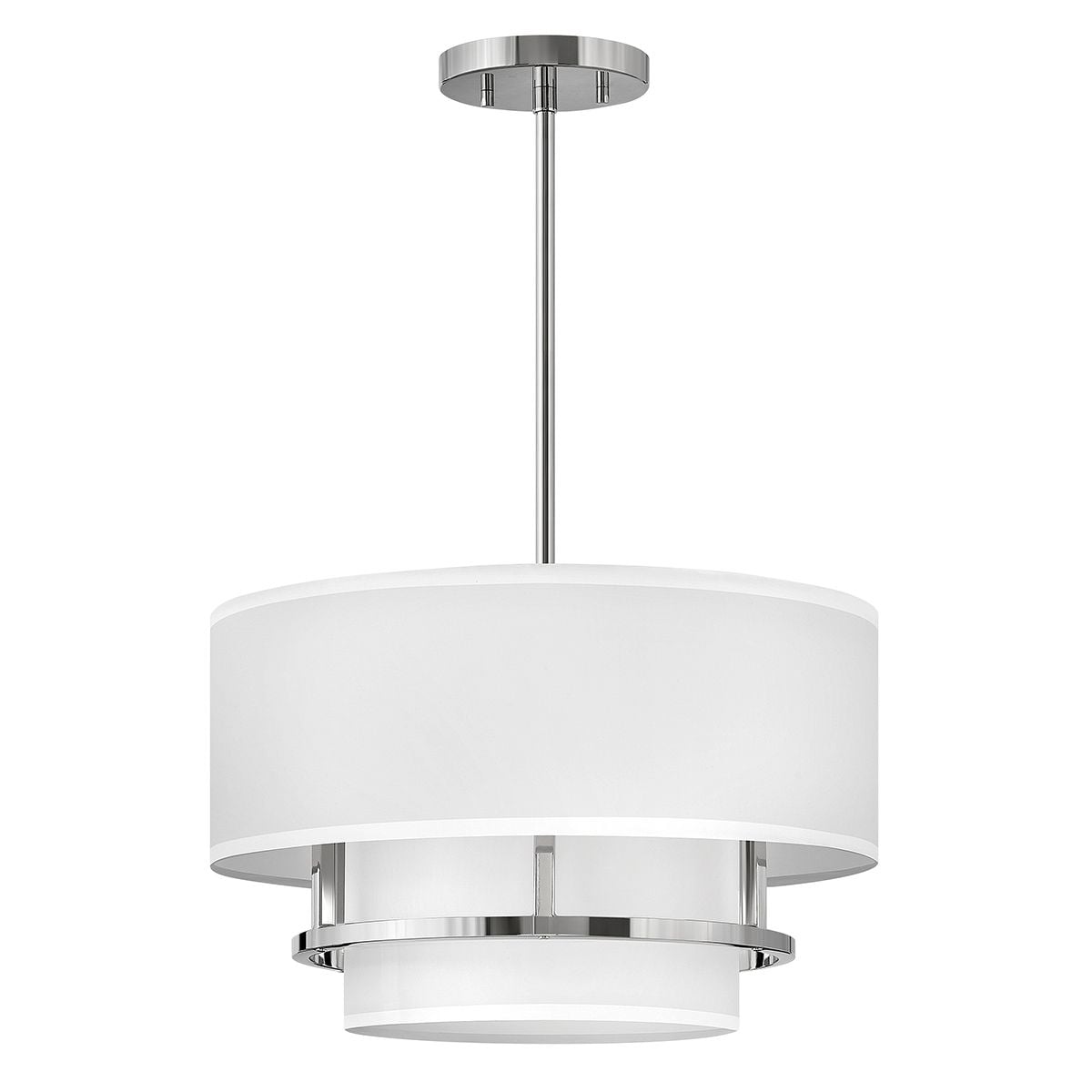 Graham 3 Light  Duo Mount  - Polished Nickel