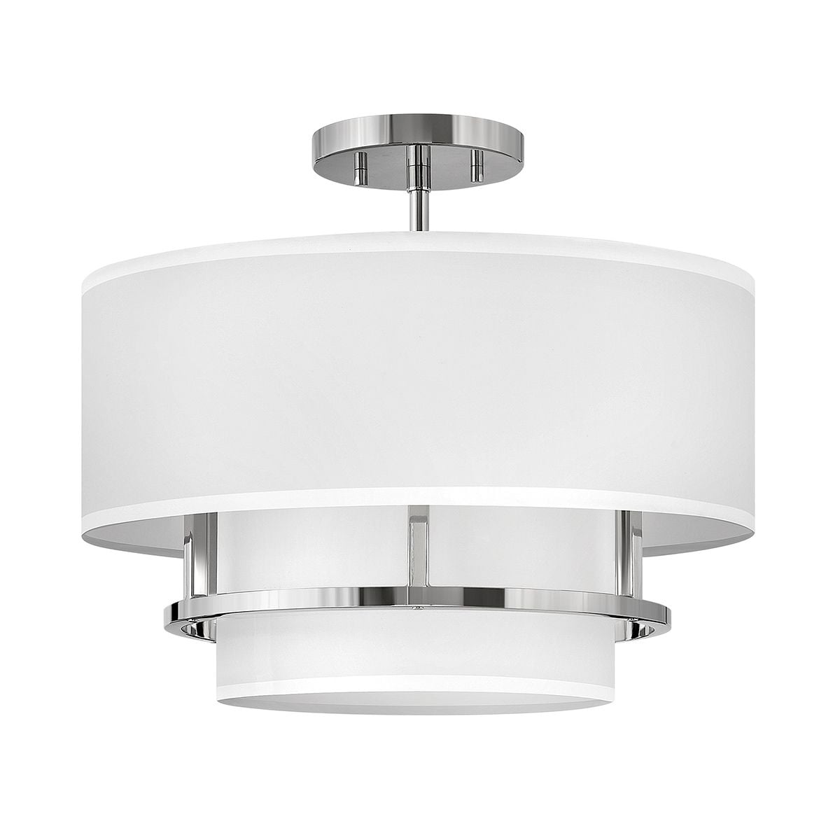 Graham 3 Light  Duo Mount  - Polished Nickel