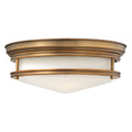 Hadley 3-Light Flush Mount Ceiling Light (Brushed Bronze Finish)