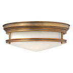 Hadley 3-Light Flush Mount Ceiling Light (Brushed Bronze Finish)