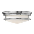 Hadley 3-Light Flush Mount Ceiling Light (Chrome Finish)