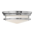 Hadley 3-Light Flush Mount Ceiling Light (Chrome Finish)