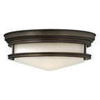 Hadley 3-Light Flush Mount Ceiling Light (Oil Rubbed Bronze Finish)