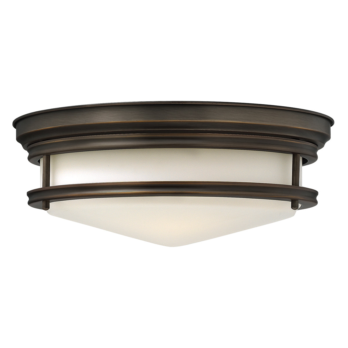 Hadley 3-Light Flush Mount Ceiling Light (Oil Rubbed Bronze Finish)