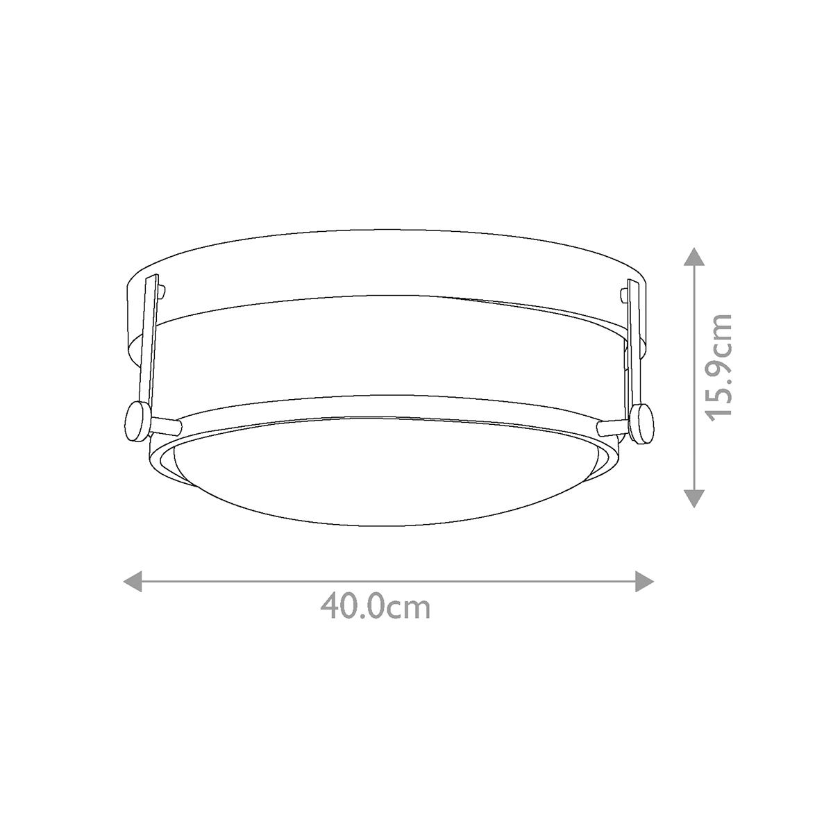 Harper 3 Light Flush